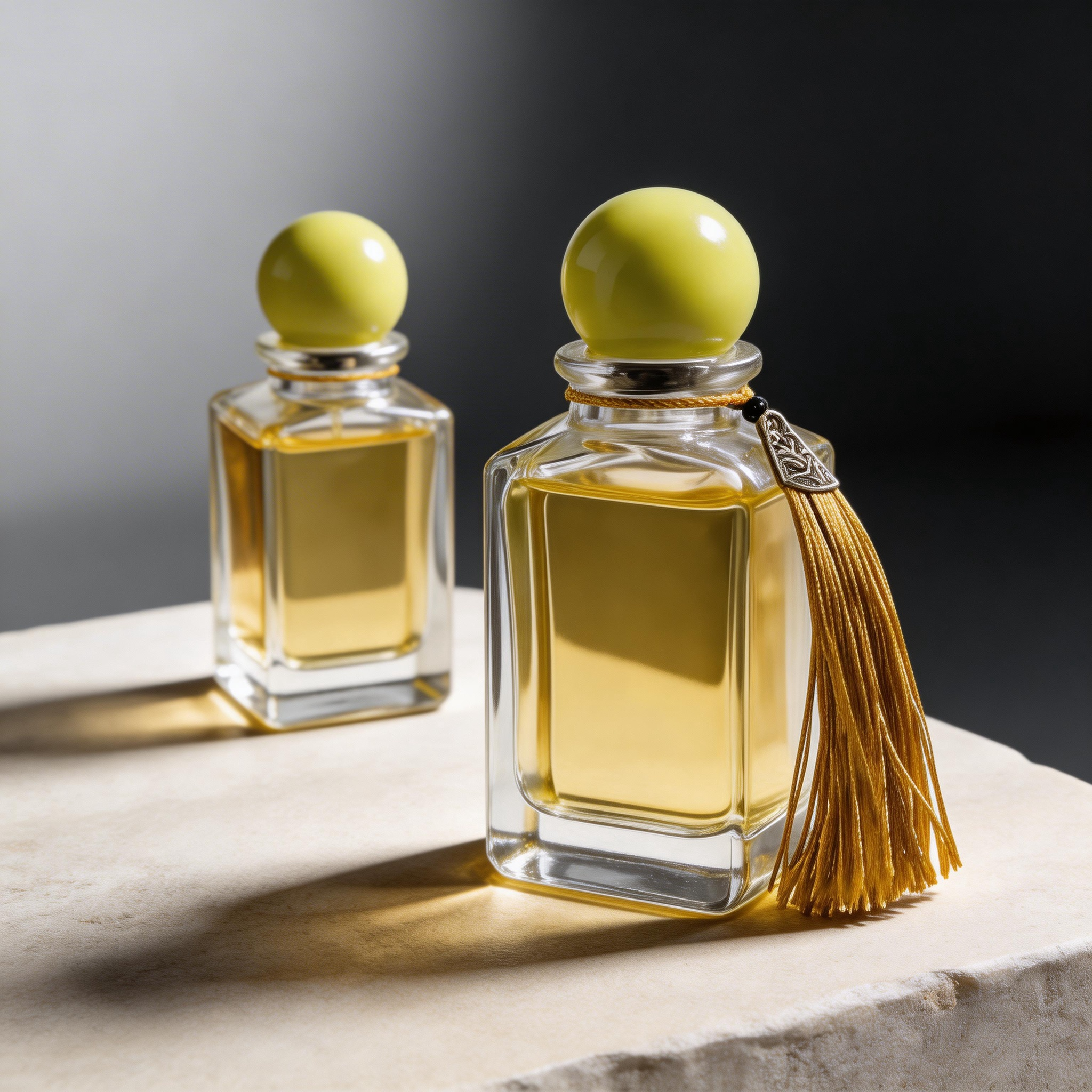 Luxury Clear Square Perfume Bo